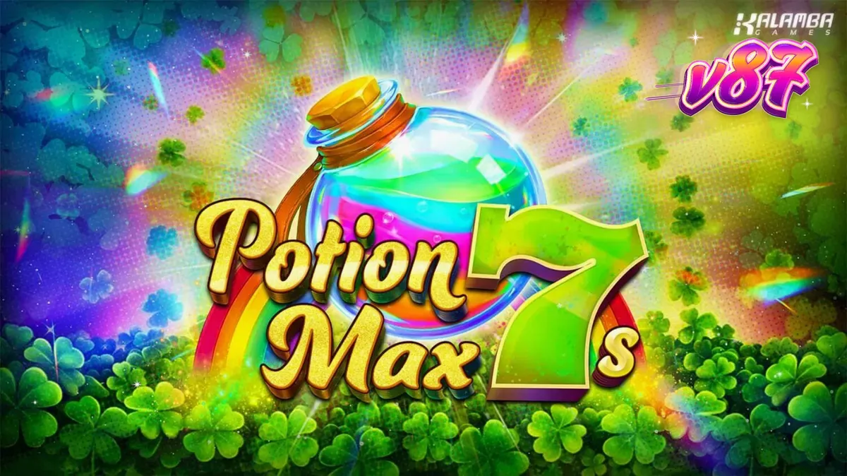Tampilan visual slot Potion Max 7s dengan tema Irlandia dan simbol klasik